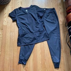 Healing Hands Scrubs - Gray Size S